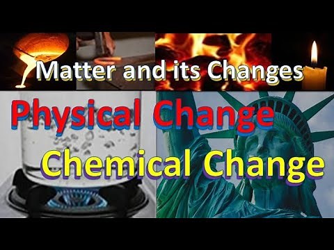Matter and its Changes - Physical Changes & Chemical Changes | Physical Science | Chemistry