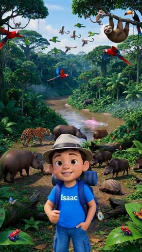 Animales de la selva Amazónica.