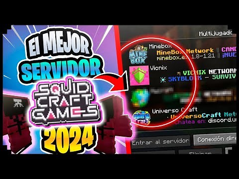 ✔️The BEST SERVER to play SQUID CRAFT GAMES🦑 non-premium 2024
