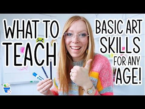 Basic Art Skills to Teach Beginners | All Ages!
