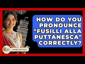 How Do You Pronounce "Fusilli Alla Puttanesca" Correctly? - Story Of Italy