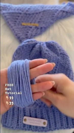 Click the link to watch the step-by-step video tutorial and create your own #Baklava #knithat #yeg