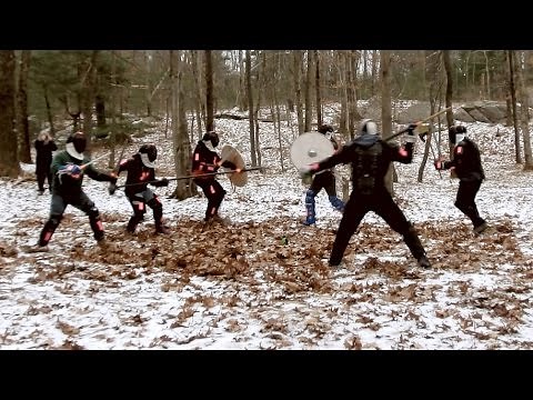 Hurstwic Viking combat sparring exercises 1: approaching warriors