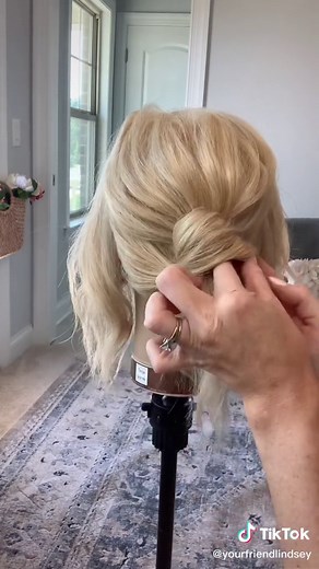 Updo for Short hair #foryourpage #hairtutorialsvideo #simplehairtutorial #shorthairstyles #bridalhairinspo @kenraprofessional