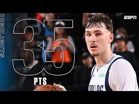 Cooper Flagg makes HISTORY 👏 Youngest player ever to score 35 PTS | NBA on ESPN