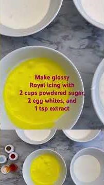 Make Glossy Royal Icing the Easy Way