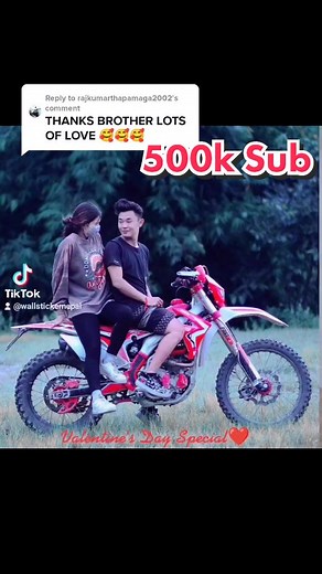 Reply to @rajkumarthapamaga2002 On this special day of valentine's & 500k subscribes❤️ We had Design some sticker that can make your wall beautiful❤️
