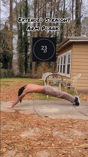 Extended Straight Arm Plank