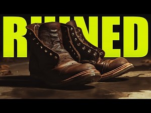 RUINED? How To Fix Over Conditioned Leather Boots