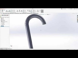 How to use swept boss/base and swept cut in SolidWorks