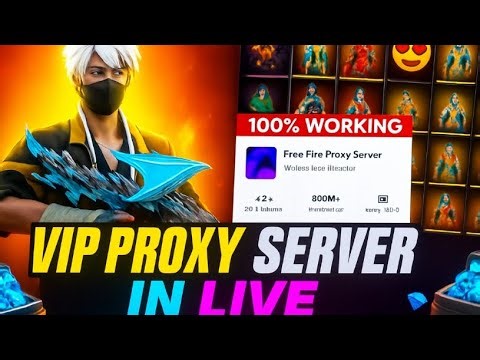 VIP PROXY SERVER IN LIVE 😍 | UNLIMITED DIMOND 😱 | GIVE WAY @vipking6460