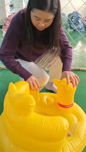 how to use inflatable chair #inflatablebabychair