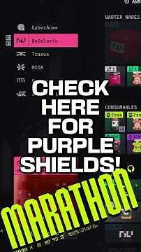 Get Purple Shields Without Upgrading Your Faction! #marathonthegame #marathongame