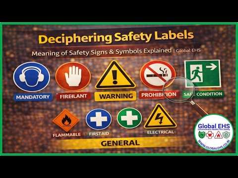 Deciphering Safety Labels | Meaning of Safety Signs & Symbols Explained | Global EHS