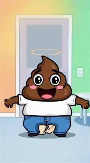 You Won’t Believe What This Clumsy Cartoon Poop Just Did! 🤯 Chaos Everywhere!