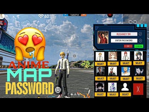 NEW ANIME CHARACTERS MAP CODE // 1V1 &2V2 ANIME BATTLE MAP PASSWORD #freefire #craftland #rushkey