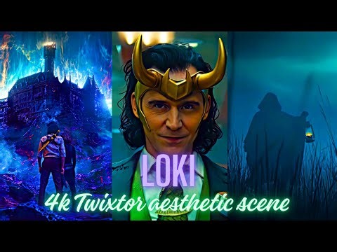 LOKI 4K Twixtor CC Scene Pack | Aesthetic Cinematic Visuals from Loki Series | 4K Clips for Editing