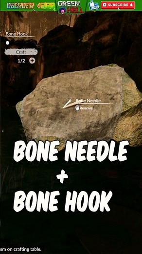 Bone hook green hell | How do you make bone hook ? #greenhell #youtubeshorts #shorts #reels #viral
