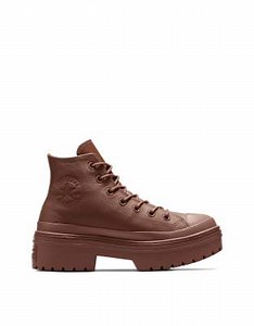 Converse Chuck Taylor All Star lugged heel platform waterproof in brown leather | ASOS