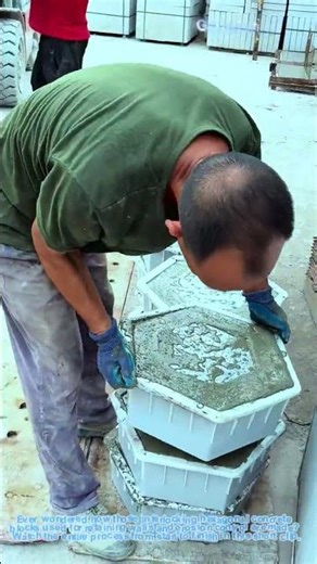 How Hexagonal Concrete Blocks Are Made (Step-by-Step)