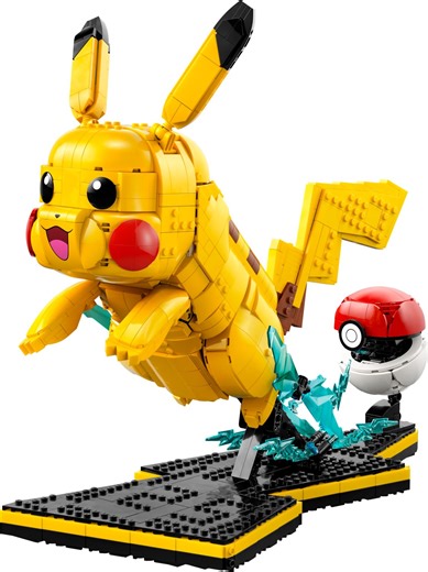 Pikachu and Poké Ball 72152 | Pokémon | Buy online at the Official LEGO® Shop US