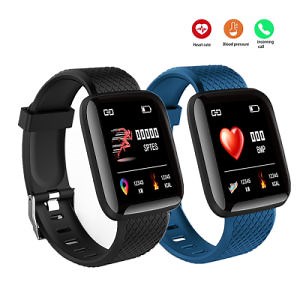 [Hot Item] Hot Selling Smart Bracelet Watch 116plus Fitness Tracker Heart Rate Monitor IP67 Waterproof Smart Watch D13