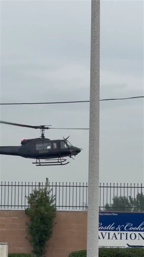 HELICOPTER LANDING VAN NUYS CA