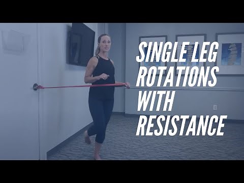 Single Leg Rotation With Resistance - Ankle Exercise - CORE Chiropractic