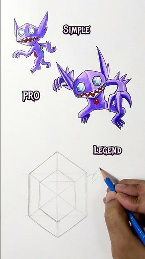 Drawing Sableye in Different Styles #pokemonart