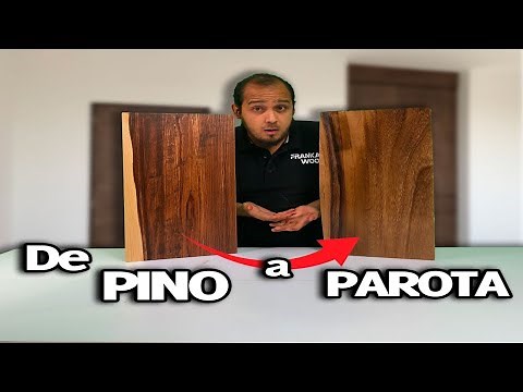 Apariencia Parota en Madera de PINO! -FrankaWood-