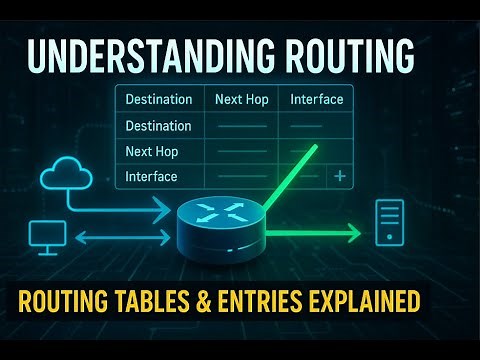 Understanding Routing: How Routing Tables Work & Creating Routing Table Entries