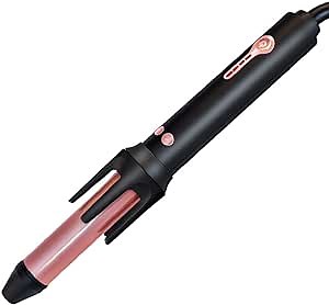 Mannice Automatic Hair Curler for Long Hair, Auto Rotating Curling Iron Spin Curling Wand with 4 Temps 1" Large Rotating Barrel, Ceramic Tourmaline Heating Surface, 1.8m Cord, 200C Max Temperature