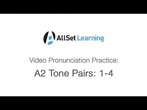 Chinese Pronunciation Practice: A2 Tone Pair 1-4