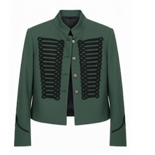 Unisex Napoleon Military Jacket:vintage Hussar Style Coat | Gold Button Band Jacket | Gothic Royal Military Jacket for Men & Women - Etsy