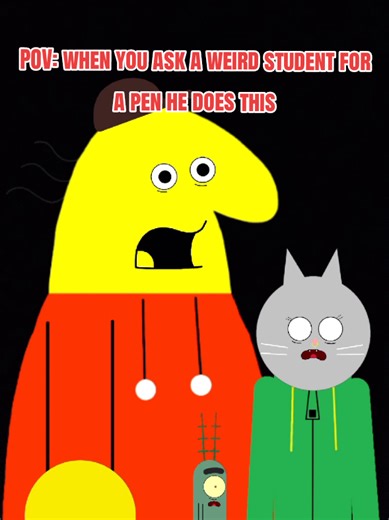 #animation #pov #pen #weirdkidsinschool | animation