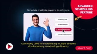 24 reactions | Step up your live streams with our 'Advanced Scheduling' feature! Now you can schedule multiple streams simultaneously, eliminating the need to set them up individually! Queue up streams to go live consecutively or at different times, all with ease. Learn more in this comprehensive guide: https://ow.ly/kciU50R6faw Get Started for FREE: https://ow.ly/H9NR50R6fap #VideoMarketing #ContentCreators #Onestreamlive #StreamScheduling | OneStream Live | Facebook