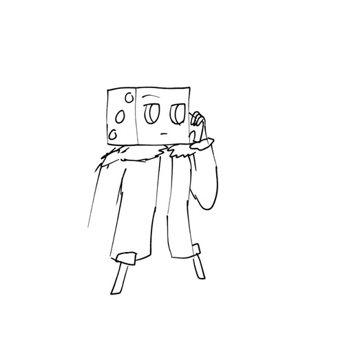 he's a tumbleweed so I thought of this. ft:@moondwellerweller #dandyworld #dandysworldroblox #oc #drawing #originalcharacter