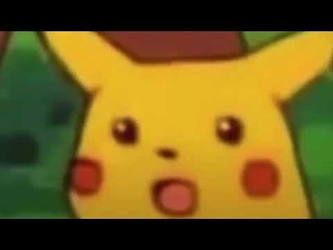 Surprised pikachu face