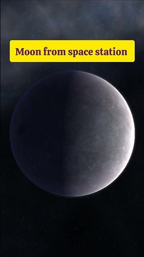 "Moon in Telescope | Moon from Space Station"