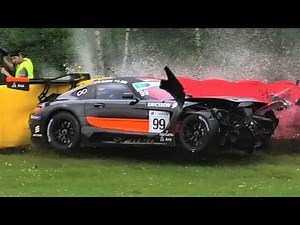 International GT Open 2019 - Hard Crash Silva Mercedes-AMG GT3 - Spa-Francorchamps