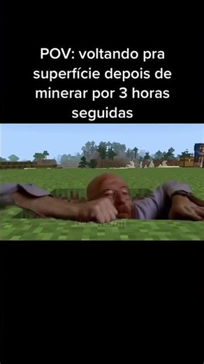 Leaving the cave after mining for THREE hours - Minecraft