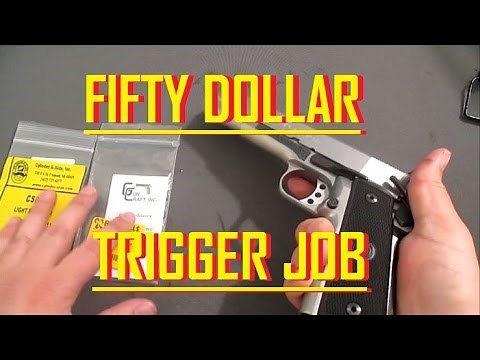 Fifty Dollar 1911 Trigger Job - IDPA CDP Para Expert P14 45