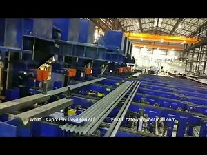 Automatic Channel steel Angle steel, Sectional H steel stacking machine