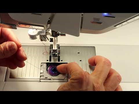 Husqvarna Viking 980Q 8 How to Insert the Bobbin