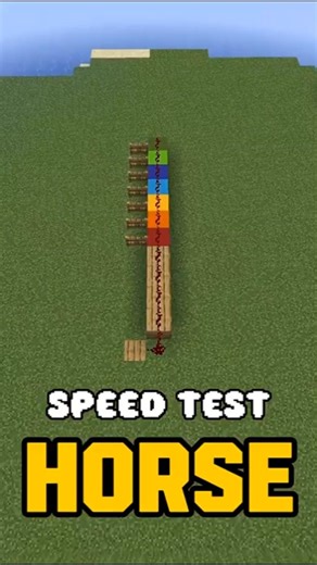 Horse Testing Machine in Minecraft🏇#minecraft