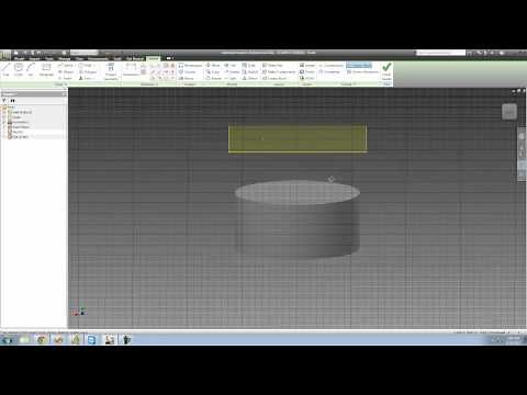 Autodesk Inventor Tutorial 22, Work Planes pt.1