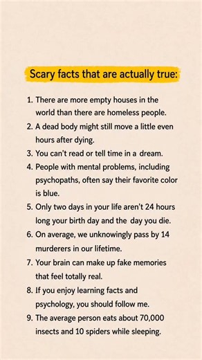 😱 Scary Facts That Are Actually True (Fact #7 Will Shock You)