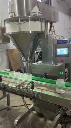 Auger Powder Filling Machine Screw Powder Filling Process #powderfillingmachine #fillingmachine