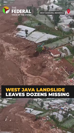 The Federal on Instagram: "#WATCH | After a landslide hit West Java’s Bandung Barat, Indonesia’s news agency says 17 people have been identified from 34 bodies recovered. Heavy rain buried over 30 houses, while dozens remain missing. #Landslide #Indonesia #Disaster"