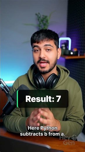 Python for Beginners | Subtraction Operator